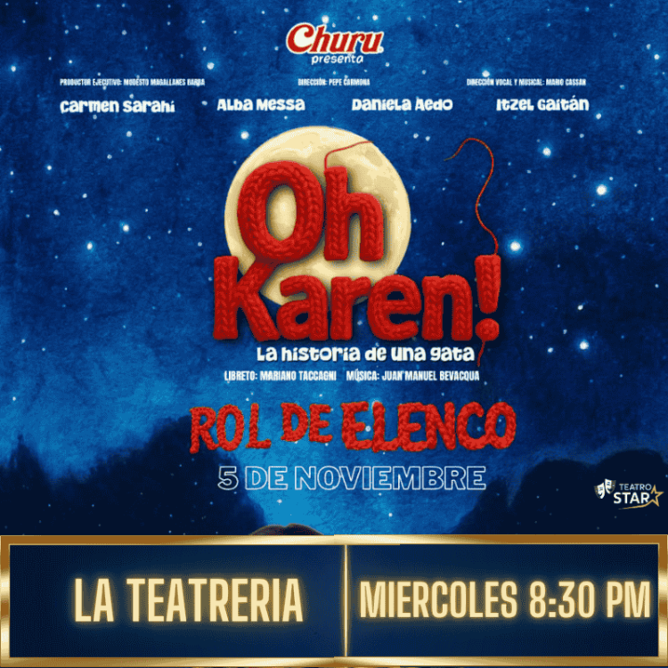 oh-karen-teatrostar OH KAREN! "LA HISTORIA DE UNA GATA"