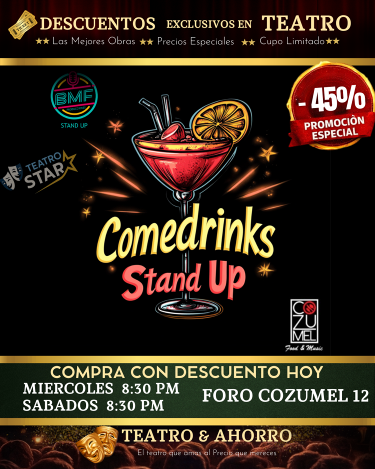 comedrinks-teatrostar COMEDRINKS