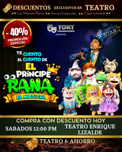 TE CUENTO EL CUENTO DEL PRINCIPE RANA (EL MUSICAL)