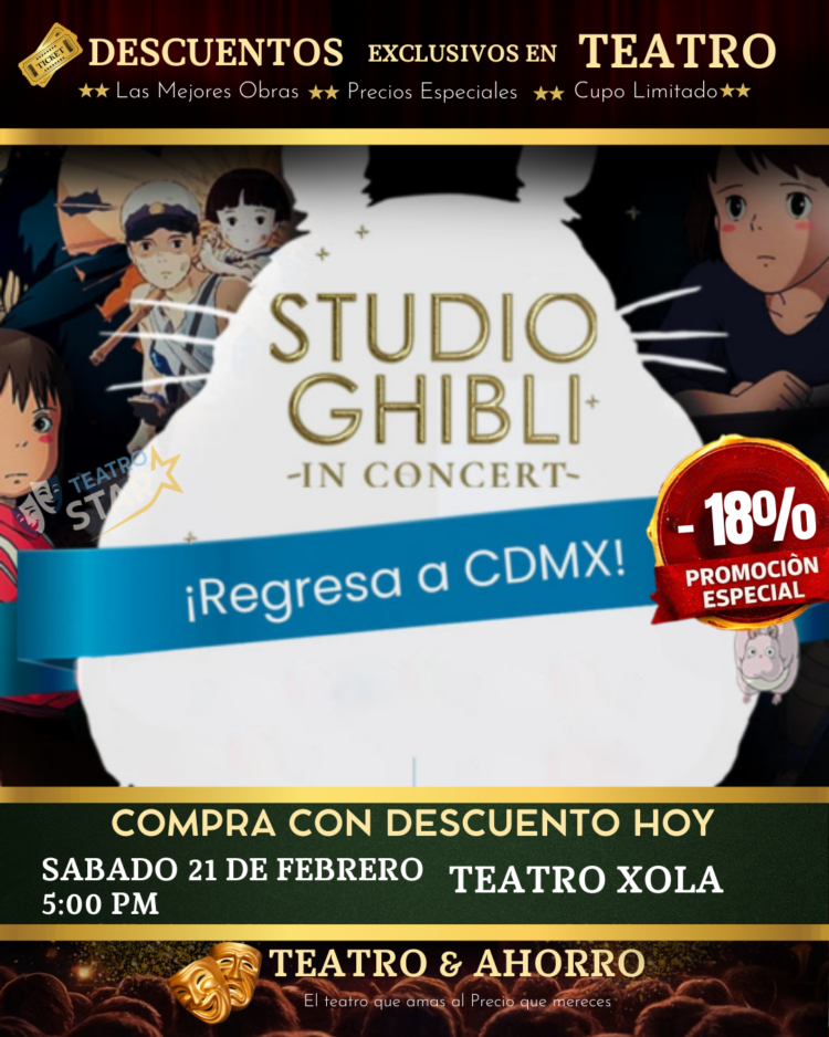 studio-ghibli-in-concert-teatrostar STUDIO GHIBLI IN CONCERT (VOLUMEN 1)