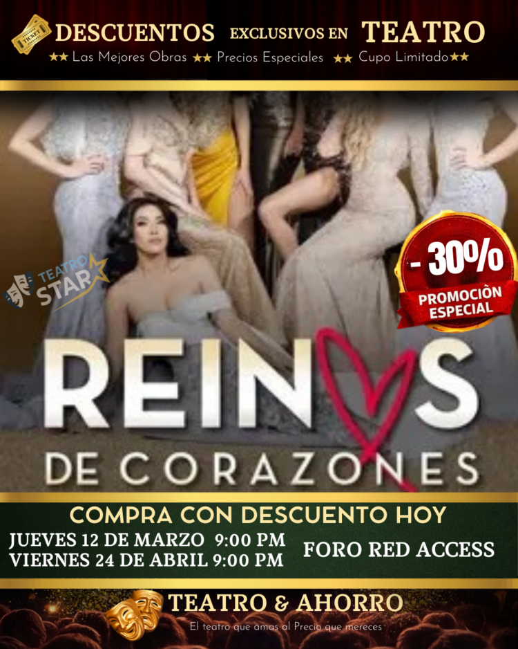 reinas-de-corazones-teatrostar REINAS DE CORAZONES